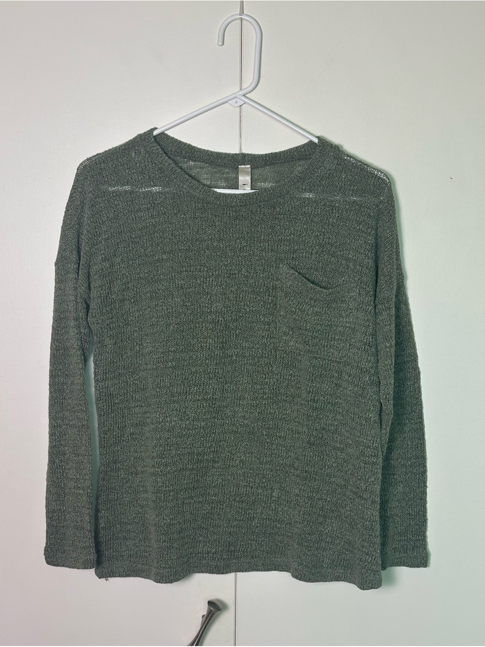 Lightweight Semi-Sheer Sweater - S
